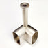 Under Shelf Oval Rod Corner Bracket - Satin Nickel By EPCO