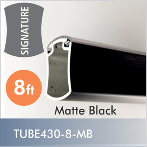 8ft Matte Black Signature Closet Rod TUBE430-8-MB