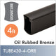 4ft Oil Rubbed Bronze Signature Closet Rod, TUBE430-4-ORB
