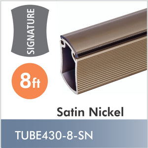 8ft Satin Nickel Signature Closet Rod, TUBE430-8-SN