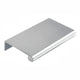 Aluminum Edge Pull DP41, 6" Satin Clear Anodized