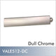 Deco Valet Rod - Dull Chrome