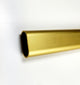 6ft Oval Closet Rod, Polished Brass