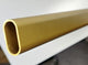6ft Oval Closet Rod, Polished Brass