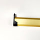 6ft Oval Closet Rod, Polished Brass
