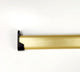 6ft Oval Closet Rod, Polished Brass