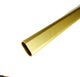 6ft Oval Closet Rod, Polished Brass