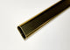 6ft Oval Closet Rod, Polished Brass