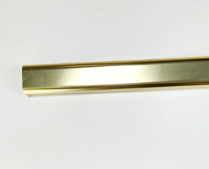 6ft Oval Closet Rod, Polished Brass