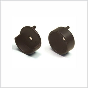 32mm Pinned Socket Flange Set For 1 5/16 Oil Rubbed Bronze Closet Rod