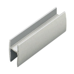 Shoe Moulding 743, 6', Aluminum Satin Clear Anodized