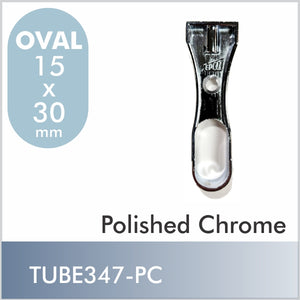 Oval Multi-flange, Polished Chrome