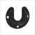 Open Flange for 1-5/16'' Diameter Rod, Matte Black