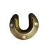 Open Flange for 1-5-16'' Diameter Rod, Satin Brass