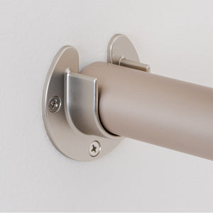 Open Flange for 1-5-16'' Diameter Rod, Satin Nickel