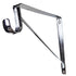 Shelf & Rod Bracket, Polished Chrome EPCO 3in Drop