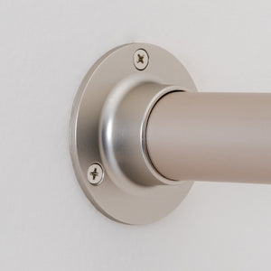 Closed Flange for 1-5-16" Diameter Rod, Satin Nickel
