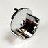 32mm Pinned Single Open Flange For 1 5/16 Polished Chrome Rod