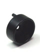 Closed Flange for 1 5-16 Diameter Rod, Matte Black