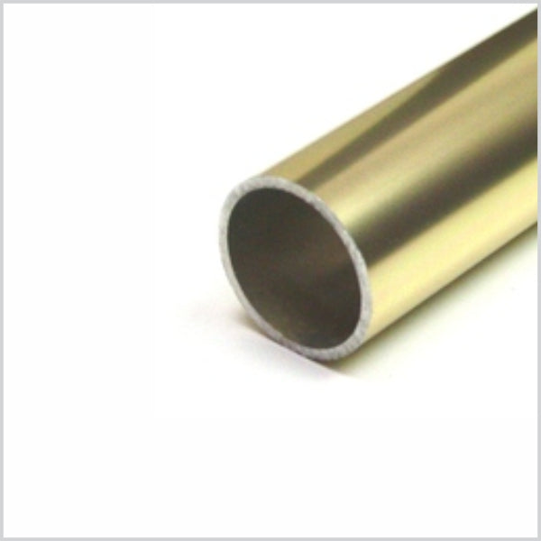 Aluminum 4ft 1-5/16 Diameter Rod, Polished Brass finish – Hardware Decor