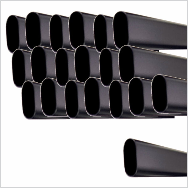 Box of 20 5ft Steel Black Oval Closet Rod – Hardware Decor