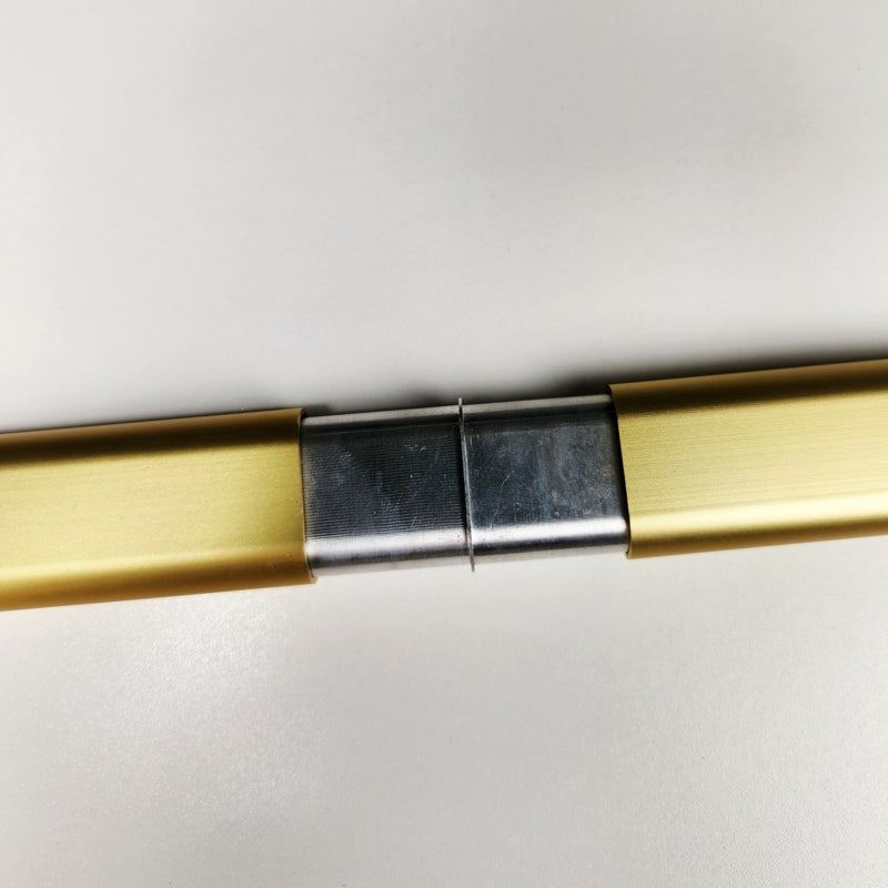 CNCT-830-AL - Closet Rod Joiner For Oval Aluminum Rods – Hardware Decor