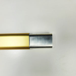 CNCT-830-AL - Closet Rod Joiner For Oval Aluminum Rods