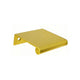 Aluminum Edge Pull DP41-B, 1.5 inch Satin Brass Anodized