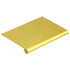 Aluminum Drawer Pull DP42-B-3, 3" Satin Brass Anodized