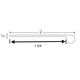Aluminum Drawer Pull DP42-ORB-3, 3" Oil Rubbed Bronze
