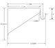 Box of 20 Satin Brass Shelf & Rod Bracket For Round Rod,  by EPCO 3 Inch Drop