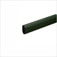 4ft Oval Aluminum Closet Rod, Matte Black