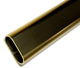 48" Polished Brass Oval Rod Kit