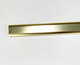 5ft Oval Closet Rod, Polished Brass