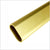 2ft Oval Closet Rod, Satin Brass