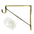 Polished Brass Shelf and Rod Bracket, For Round 1 5-16 and 1 1-16 Diameter Rods by EPCO