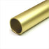 Aluminum 3ft 1-5-16" Diameter Rod, Satin Brass finish