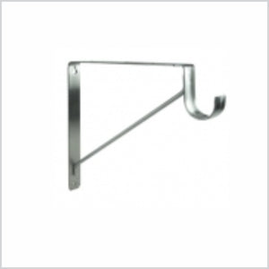 Shelf & Rod Bracket, Stainless Steel