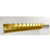 Satin Brass Accessory Rack, 12 hooks.