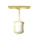 TUBE436-SB - Signature center support, Satin Brass