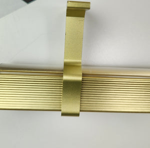 TUBE436-SB - Signature center support, Satin Brass