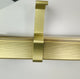TUBE436-SB - Signature center support, Satin Brass
