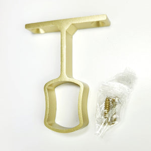 TUBE436-SB - Signature center support, Satin Brass