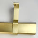 TUBE436-SB - Signature center support, Satin Brass