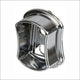 TUBE435-PC - Signature mounting flange, Polished Chrome