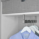 Signature 3ft Matte Black Under Shelf Rod Kit