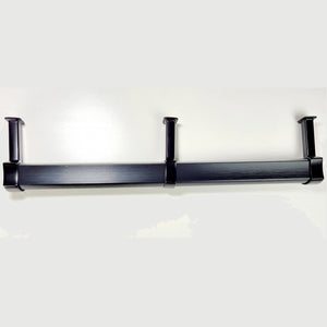 Signature 6ft Matte Black Under Shelf Rod Kit