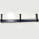Signature 6ft Matte Black Under Shelf Rod Kit