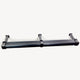 Signature 6ft Matte Black Under Shelf Rod Kit