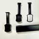 Signature 6ft Matte Black Under Shelf Rod Kit